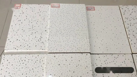 Top China Supplier 2X4 14mm Sound Proof Acoustic Cielo Falso Fibra Mineral Fiber Ceiling Tiles