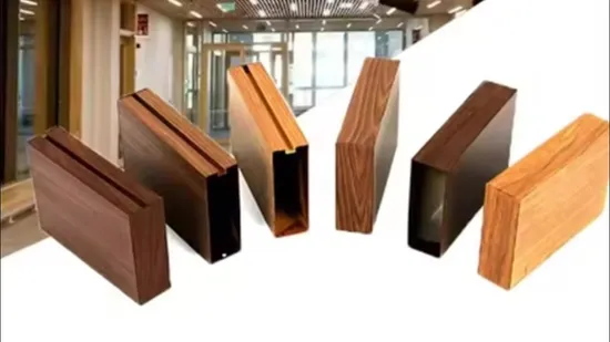 Wood and Plastic Composite WPC Ceiling Interior Use Decoration Material 