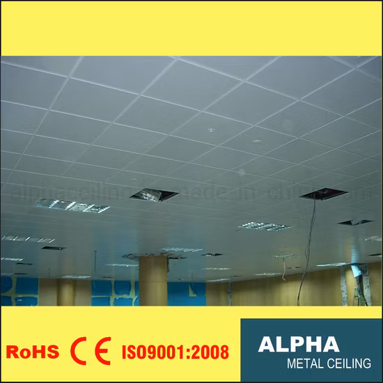 Aluminum Metal Suspended False Decorative Exposed Indoor Lay in Ceiling