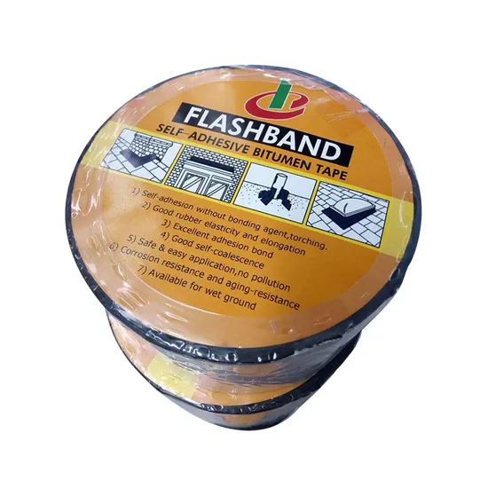 Bitumen Waterproofing Tape Asphalt Pipe Wrapping Aluminium Foil Bitumen Tape 
