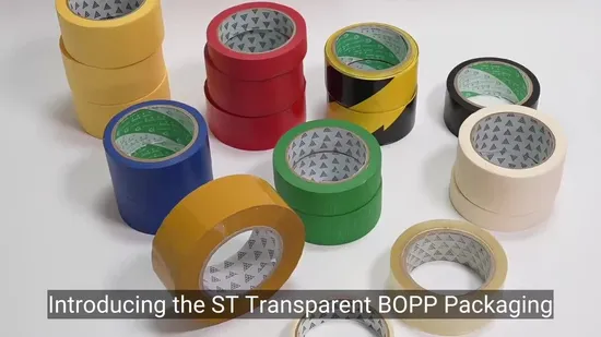 Carton Sealing Tape BOPP Adhesive Waterproof Packing Packaging Transparent Duct Tape