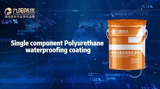 One Component Polyurethane Waterproof Coating for Newly