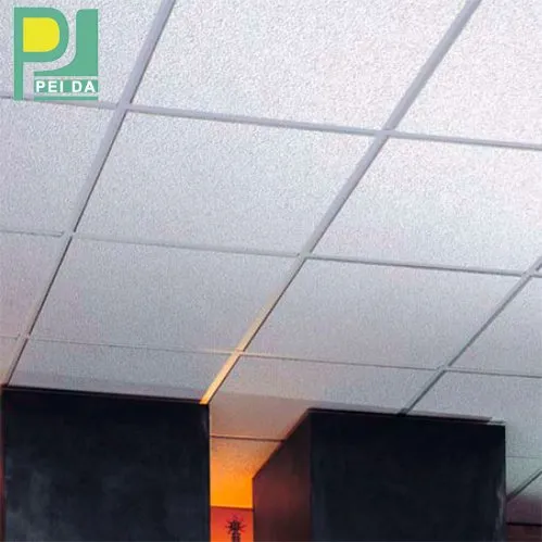 Decorative Acoustic Panel Soundproofing Mineral Fiber Ceiling Tiles 