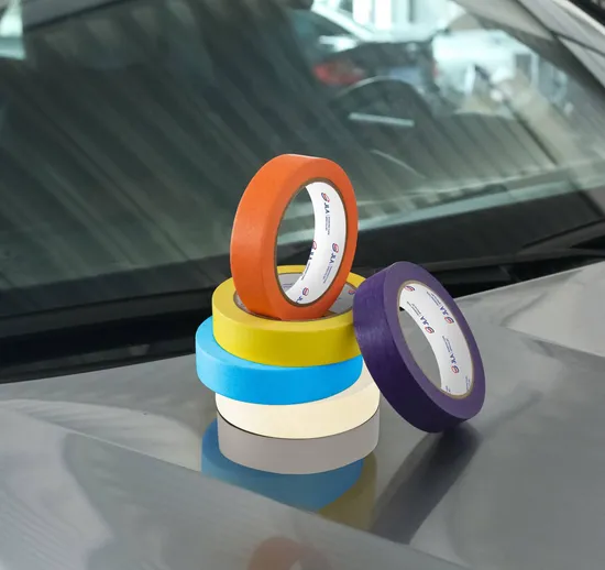 Orange Masking Tape for Car Painting with ISO 9001 Waterproof UV Resistant High Temperature (Mt 636C) 