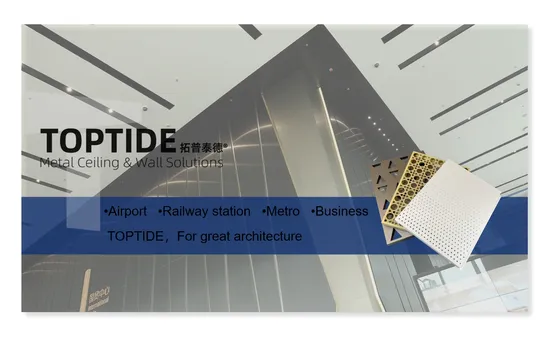 Metal Suspended Aluminum Ceiling Building Wall Ceiling Covers Decorative Material 